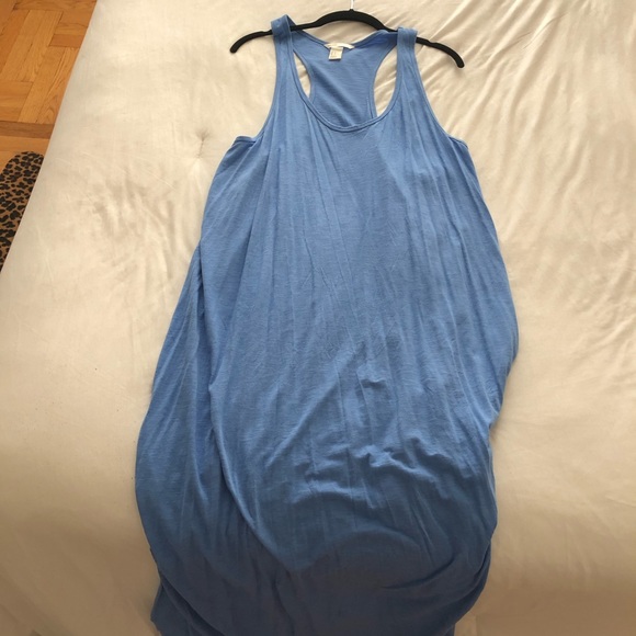 H&M Dresses & Skirts - H&m ankle length blue razor back tank dress H&M Dresses & Skirts - H&m ankle length blue razor back tank dress